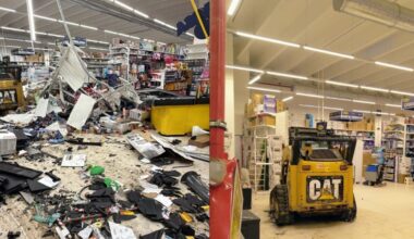 Abbiategrasso, ladri sfondano con ruspa vetrina del negozio Maury's