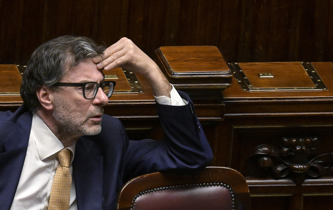 Il ministro dell'Economia, Giancarlo Giorgetti,