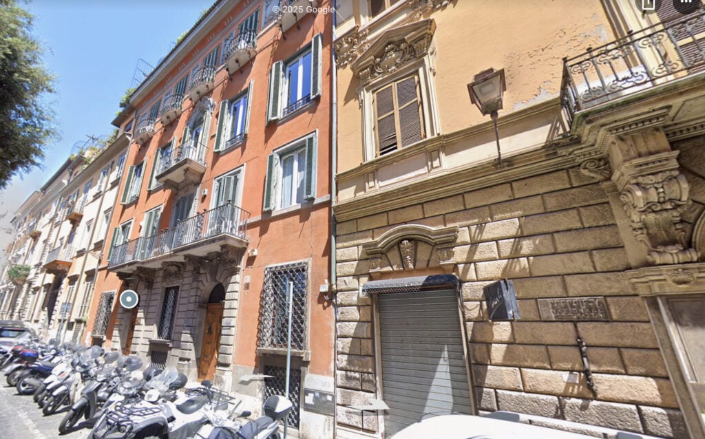 La futura sede della Società delle Api a Roma in Via Gregoriana 