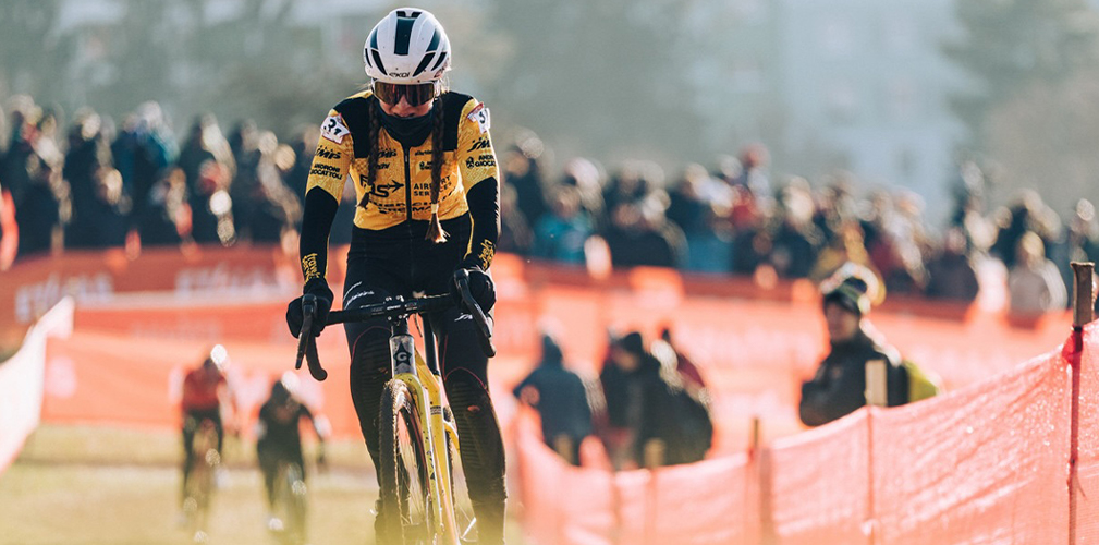 Lucia Bramati, FAS Airport Service- Guerciotti-Premac, riscaldamento ciclocross