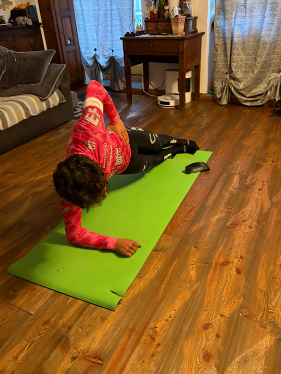 Filippo Agostinacchio, ciclocross, EF Education EasyPost, core, allenamento, corpo libero