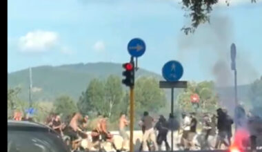 Scontri Fiorentina-Montpellier: 32 daspo emessi