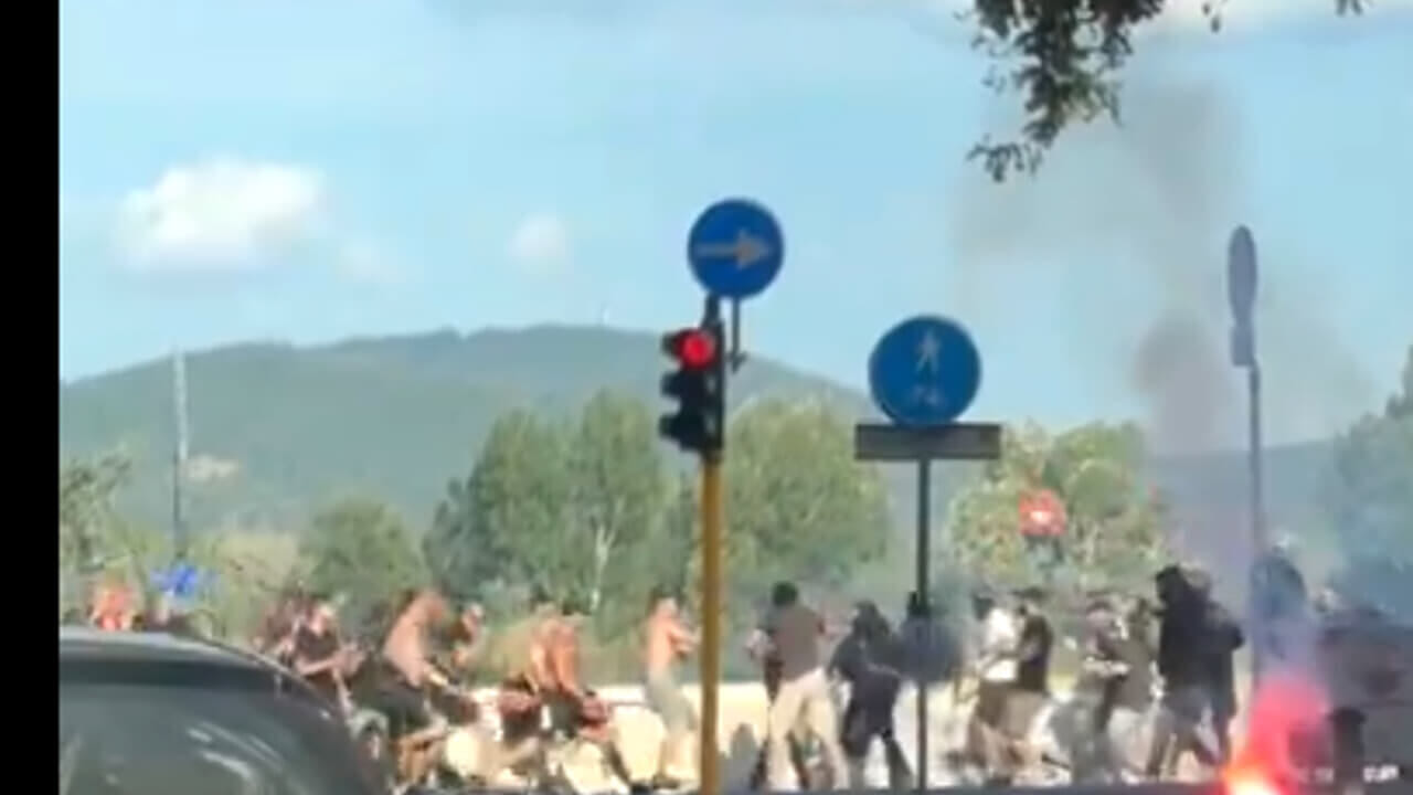 Scontri Fiorentina-Montpellier: 32 daspo emessi