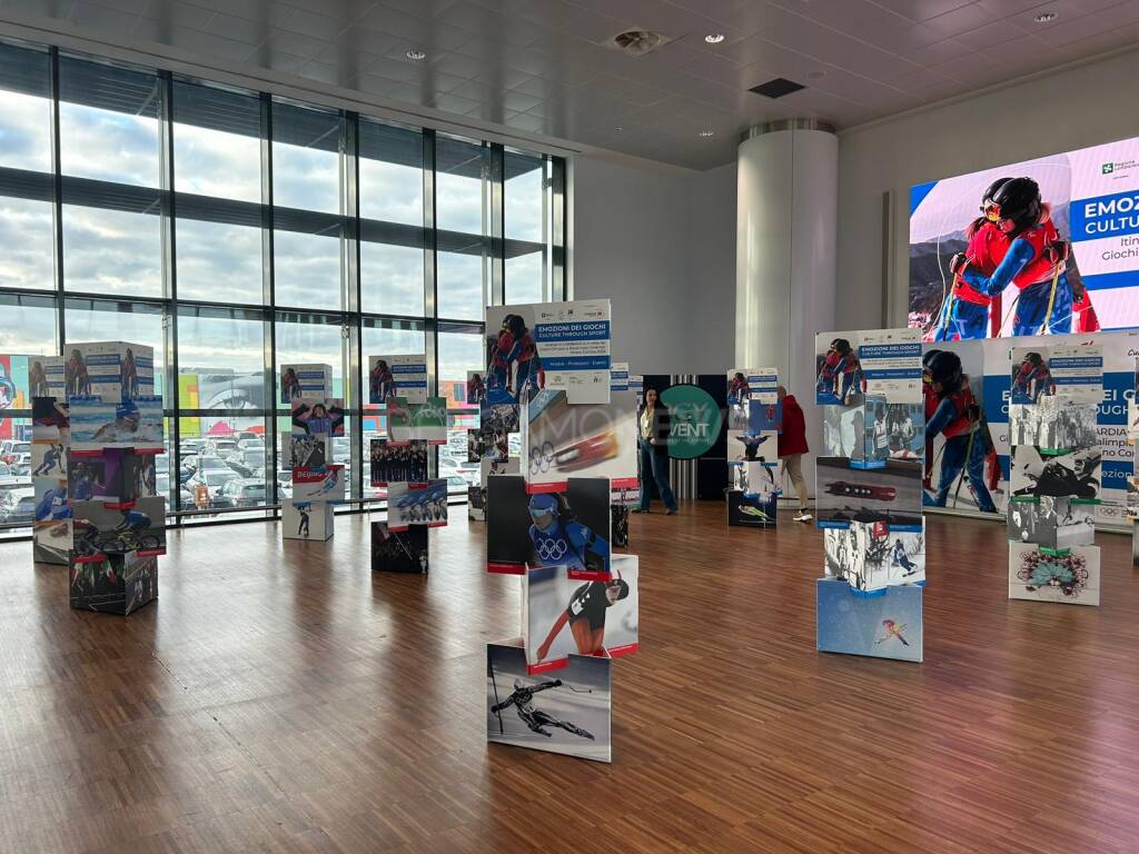In aeroporto una mostra fotografica a tema olimpico
