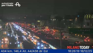 Incidente sull'Autostrada A4 manda il traffico in tilt: coda di cinque chilometri