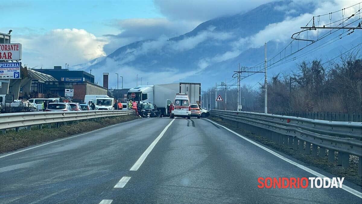 Incidente SS38 Berbenno - 18 dicembre 20251