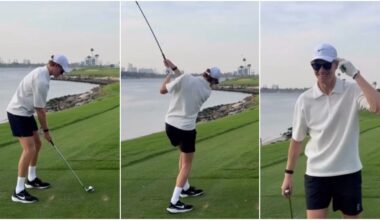 Sorriso e dito sulla tempia, Sinner vuole vincere anche a golf: il confronto con Vagnozzi e Cahill - Video - Il Fatto Quotidiano