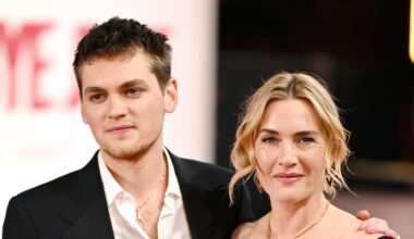 Kate Winslet con il figlio Joe sul red carpet di Goodbye June
