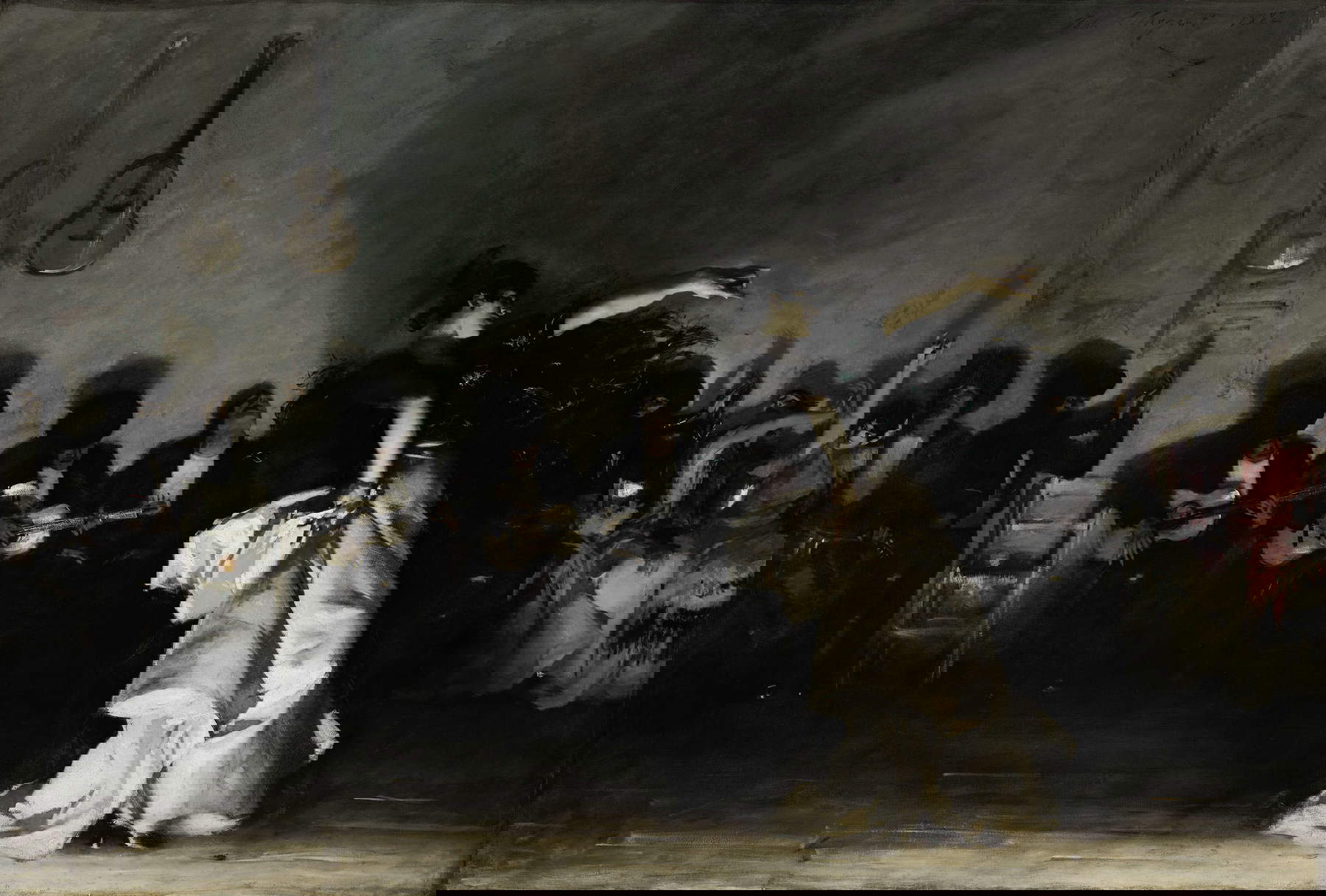 John Singer Sargent, El Jaleo (1882; olio su tela, 232 x 348 cm; Boston, Isabella Stewart-Gardner Museum)