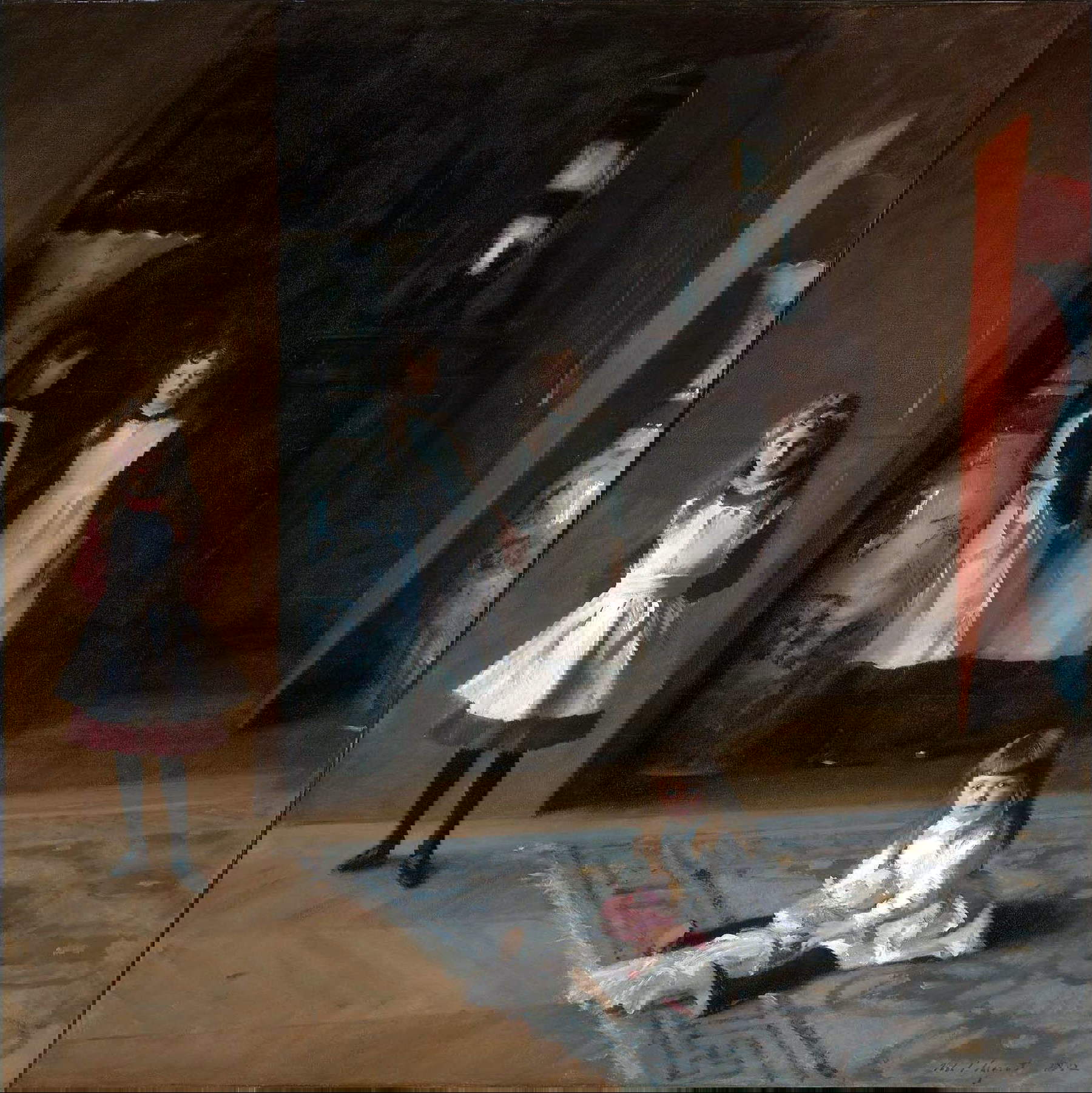 John Singer Sargent, Ritratto delle figlie di Edward Darley Boit (1882; olio su tela, 221,9 x 222,5 cm; Boston, Museum of Fine Arts)