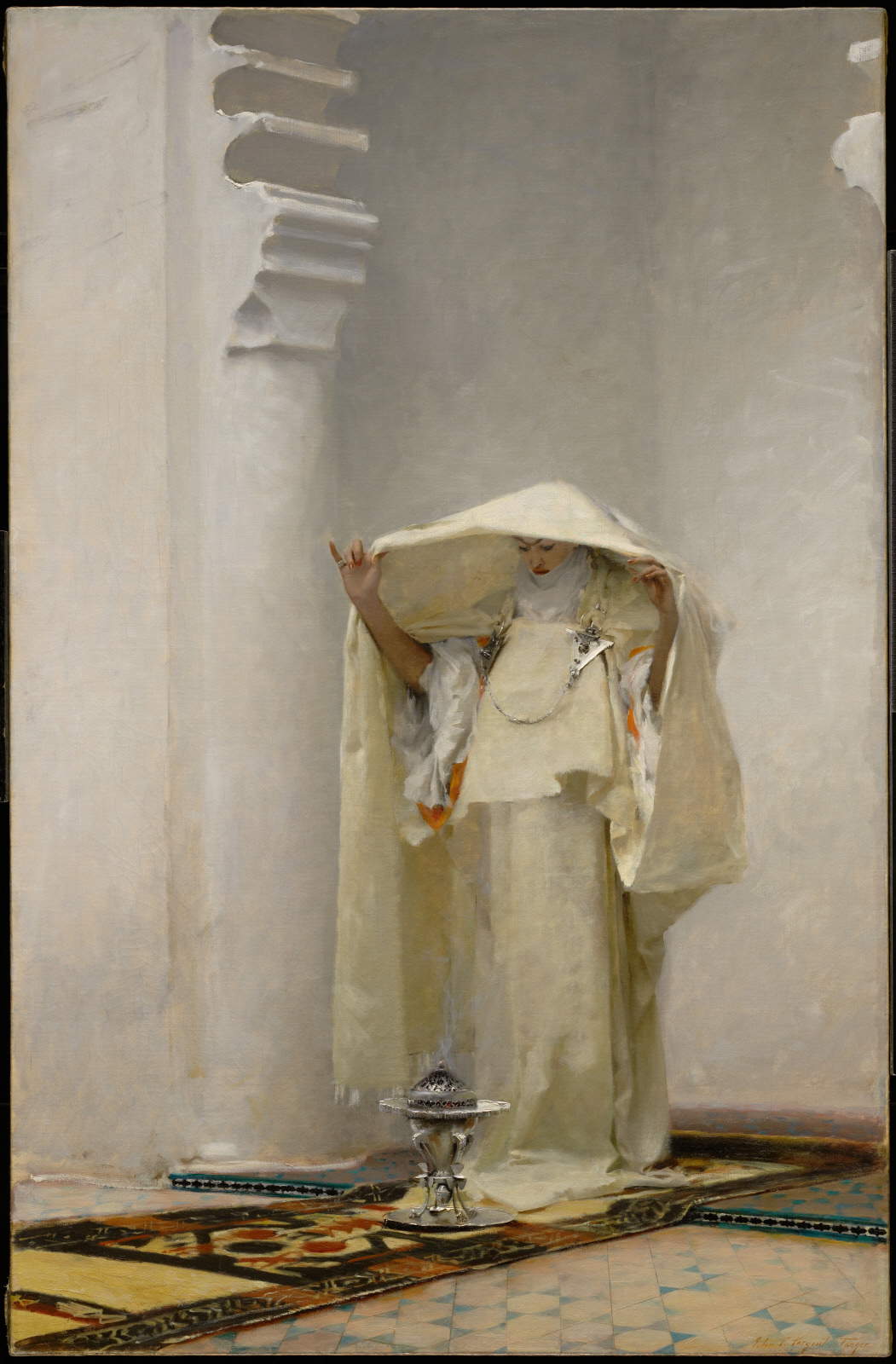 John Singer Sargent, Fumo d’ambra grigia (1880; olio su tela, 139,1 x 90,6 cm; Williamstown, Clark Art Institute)