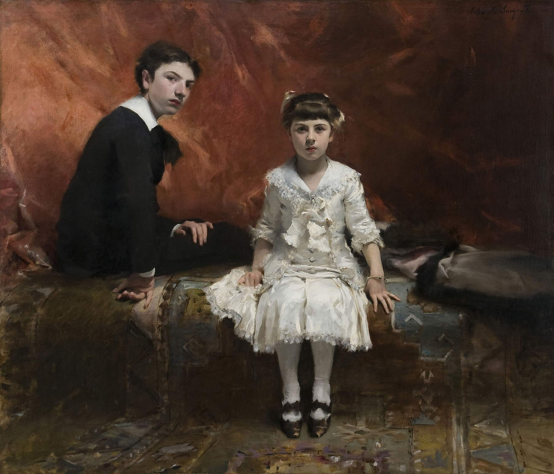 John Singer Sargent, Ritratto di Édouard e Marie-Louise Pailleron (1881; olio su tela, 152,4 x 175,3 cm; Des Moines, Des Moines Art Center Permanent Collections)