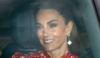 Kate Middleton in rosso per il pranzo di Natale, ma tradisce le aspettative