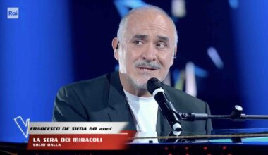 Francesco De Siena a The Voice Senior