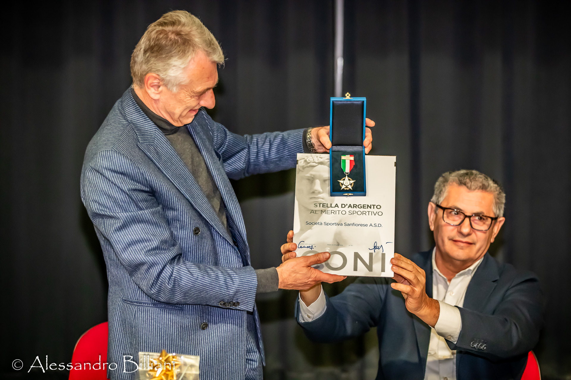 La stella al merito sportivo alla Sanfiorese