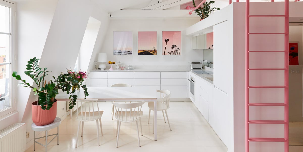 Una mini-casa rosa | Elle Decor