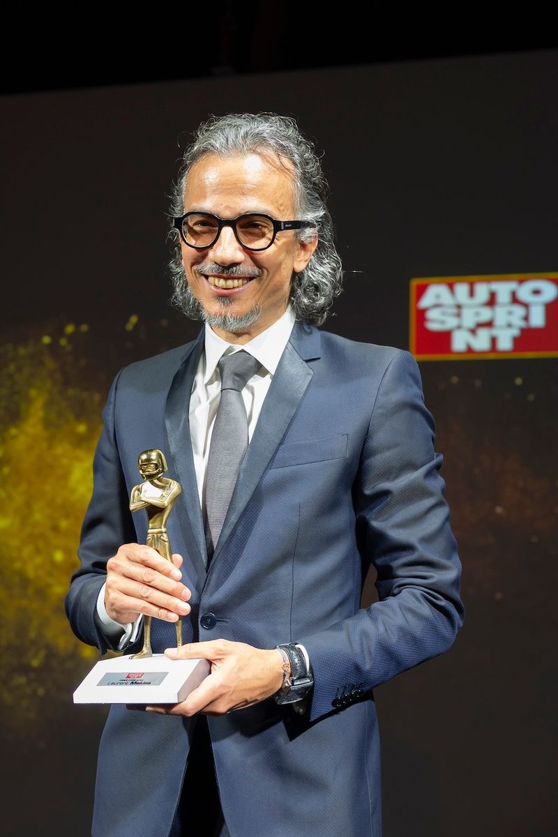 Laurent Mekies, Team Principal Red Bull Racing  con il Casco d'Oro d'Autosprint