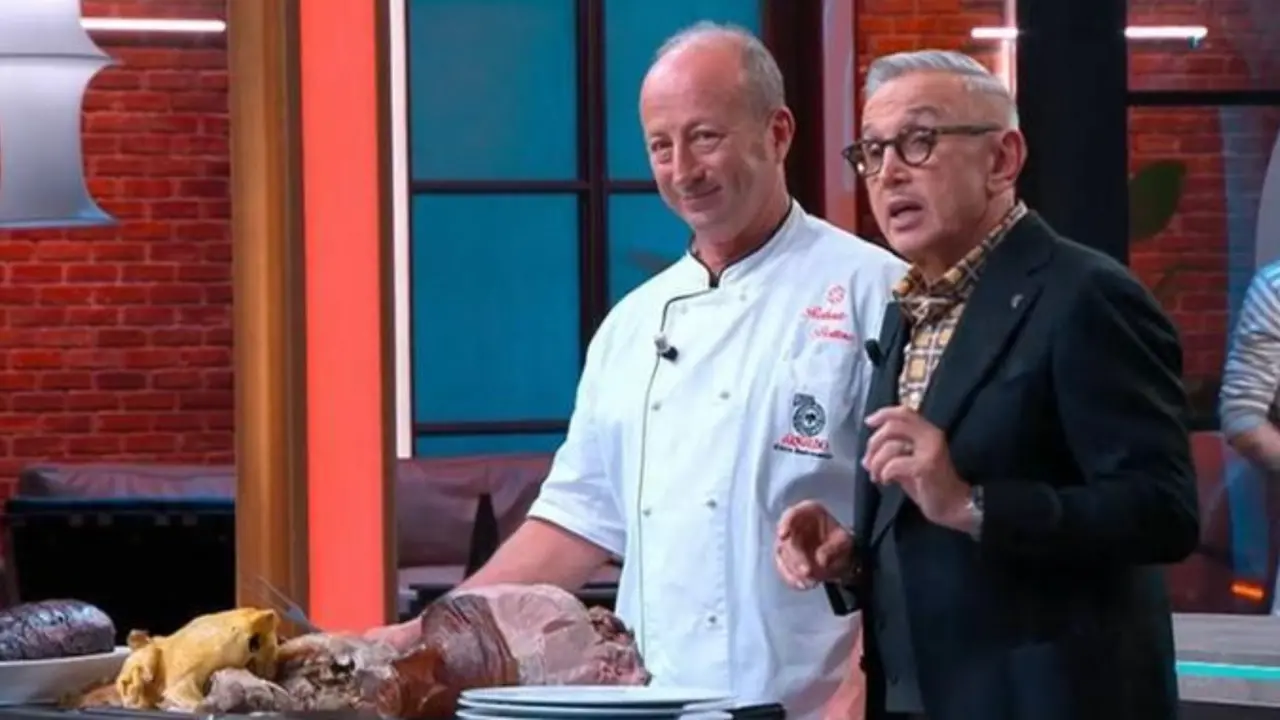 Lo chef Roberto Bottero, ospite della puntata natalizia di MasterChef Italia