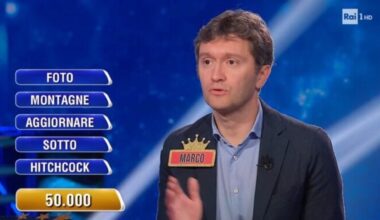 Marco Cambiano di Cumiana vince 68.750 euro al programma televisivo L'Eredità di Rai 1