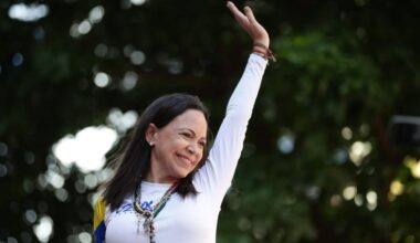 Maria Corina Machado non sarà presente alla consegna del premio Nobel per la Pace a Oslo