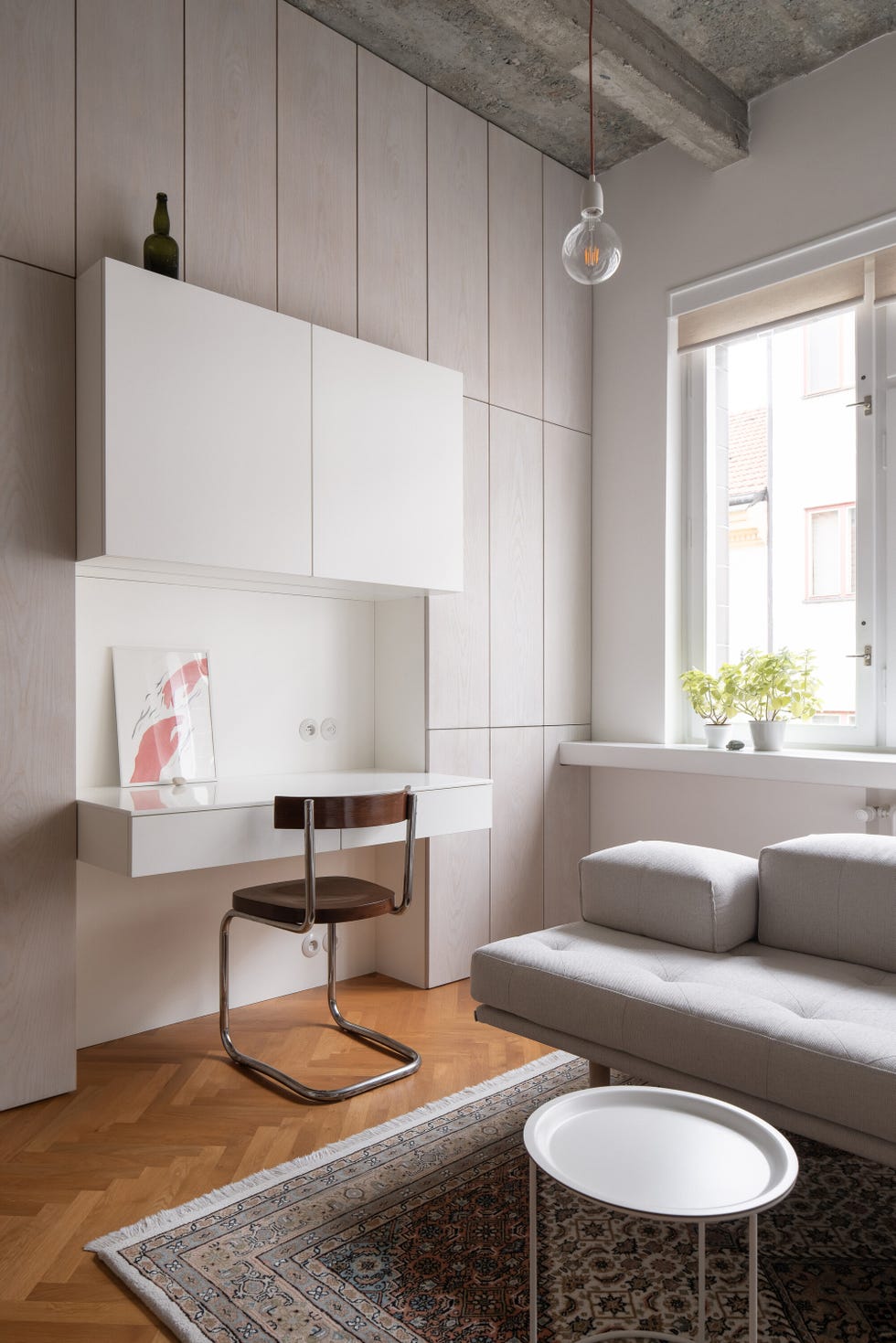 mini casa con cemento a vista