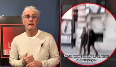 il giornalista torinese colpito da un pugno da un ex dei servizi segreti