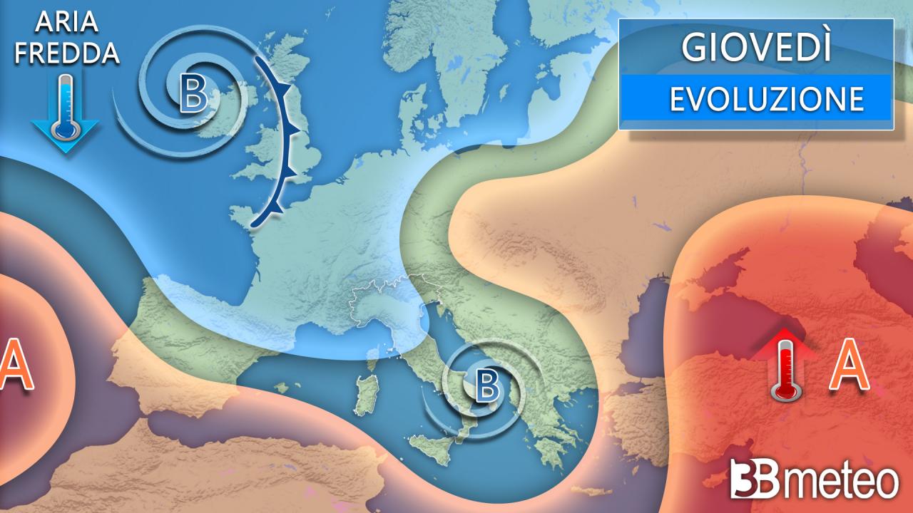 Meteo giovedì