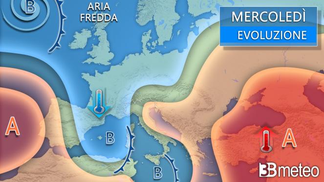 Meteo mercoledì