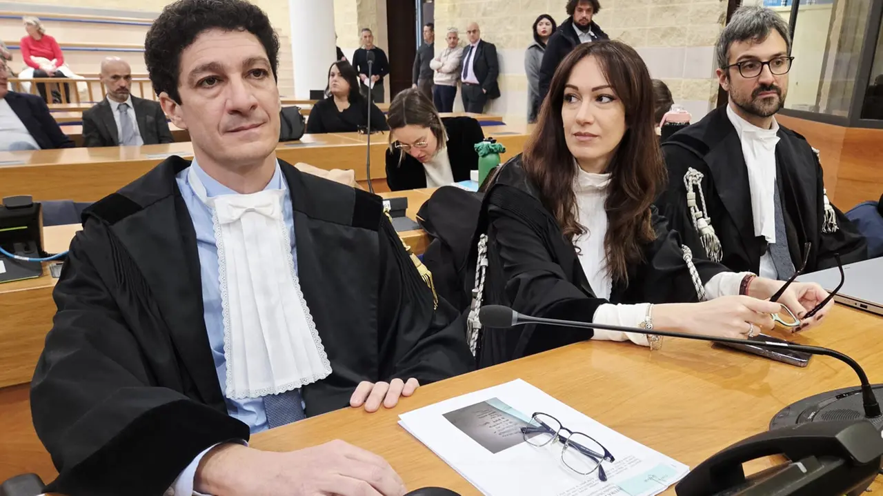 Monica e Marco Lunedei, legali dei figli e familiari di Pierina Paganelli (Migliorini)