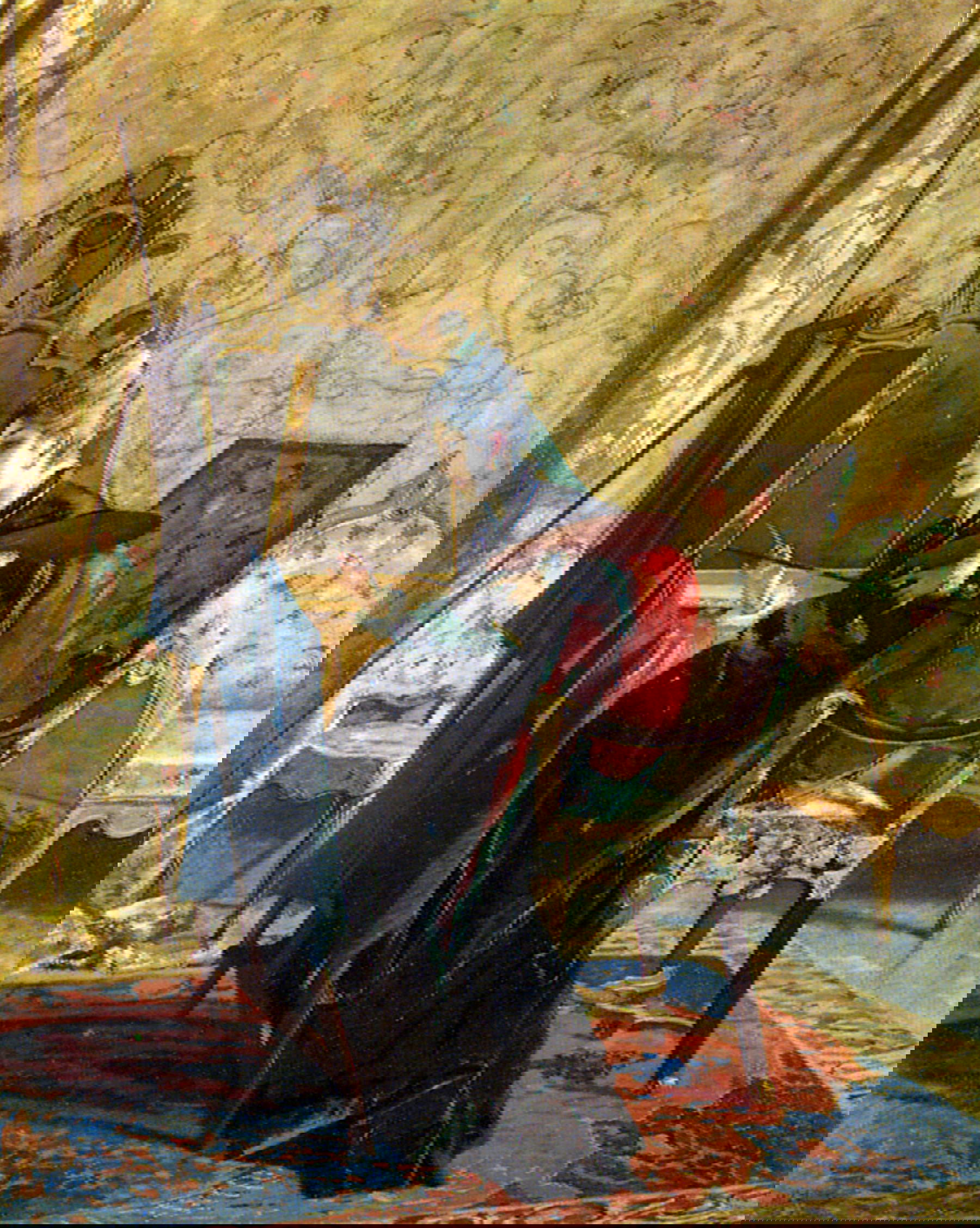 Mosè Bianchi, La pittrice (1874; Genova, Musei di Nervi, Raccolte Frugone)