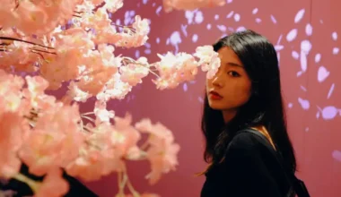 Mostra Itadakimasu a Milano: sala di Hanami