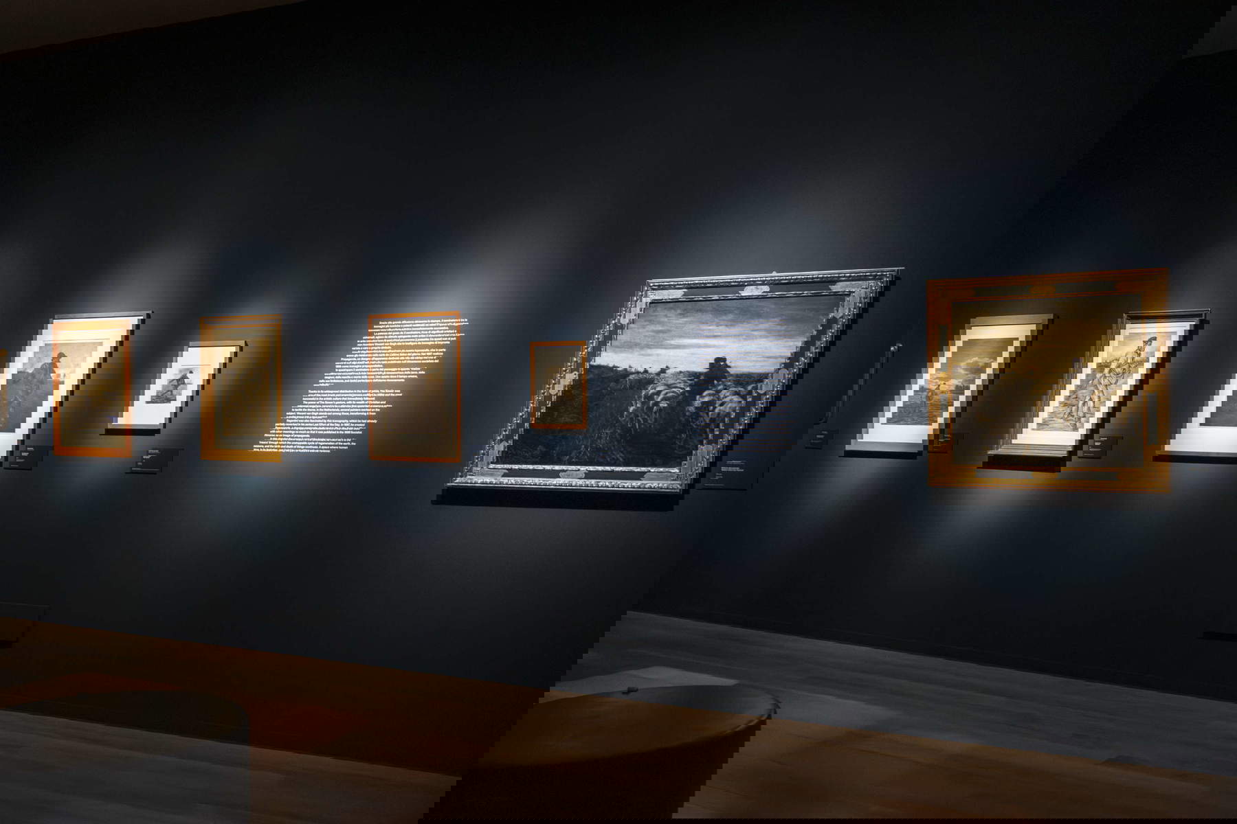 Allestimenti della mostra Giovanni Segantini