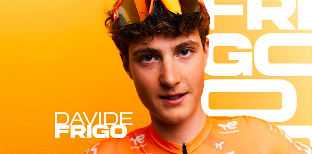 Davide Frigo, vicentino di 18 anni, è scalatore e fratello di Marco (foto INEOS Grenadiers)