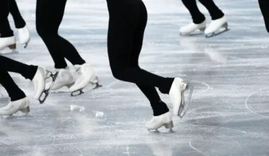 Piste di pattinaggio sul ghiaccio a Milano