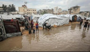 Pesanti allagamenti a Gaza