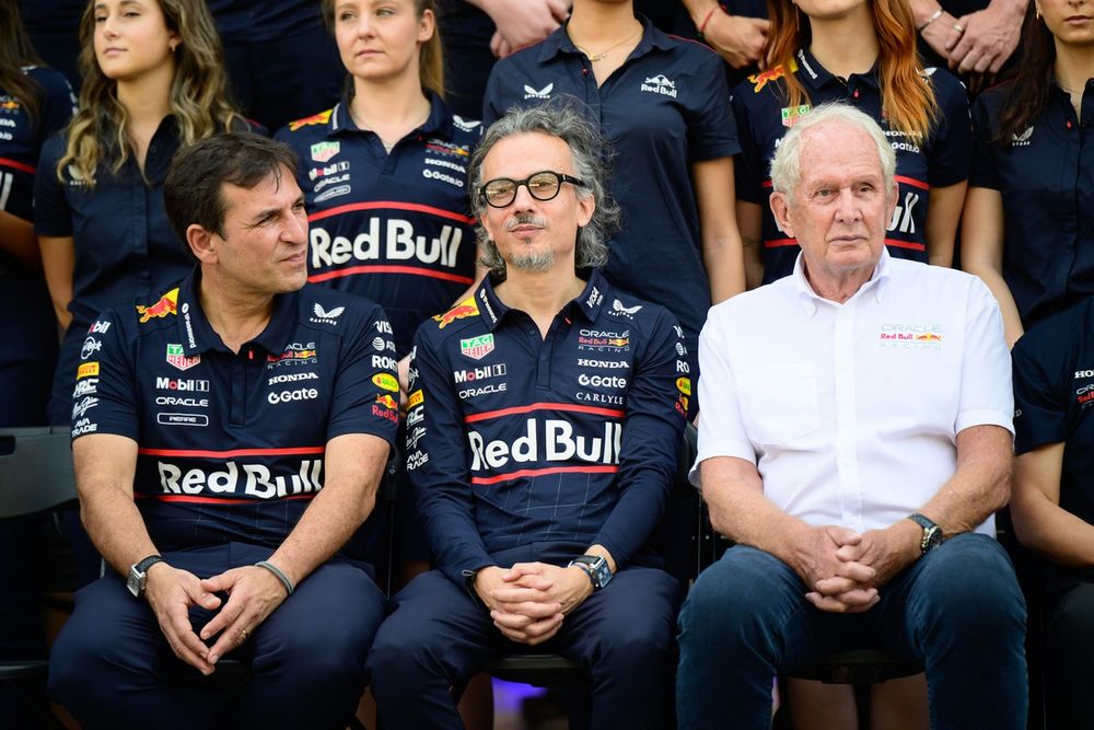 Pierre Wache, Chief Engineer of Performance Engineering at Red Bull Racing,Laurent Mekies, Red Bull Racing Team Team Principal,Helmut Marko