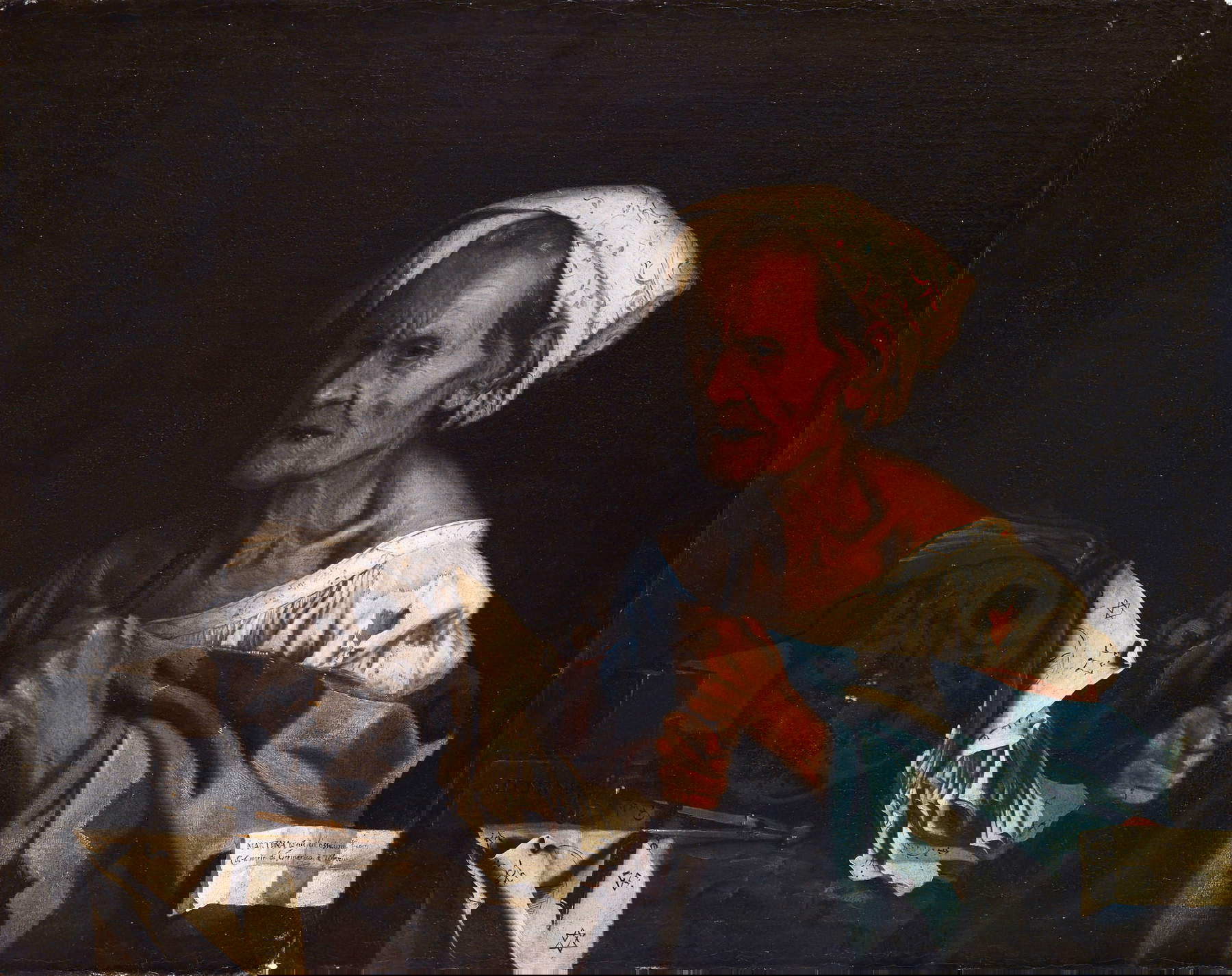 Pietro Bellotti, Indovina Martina (1660-1665 circa; olio su tela, 75 × 94 cm; Milano, collezione Koelliker)