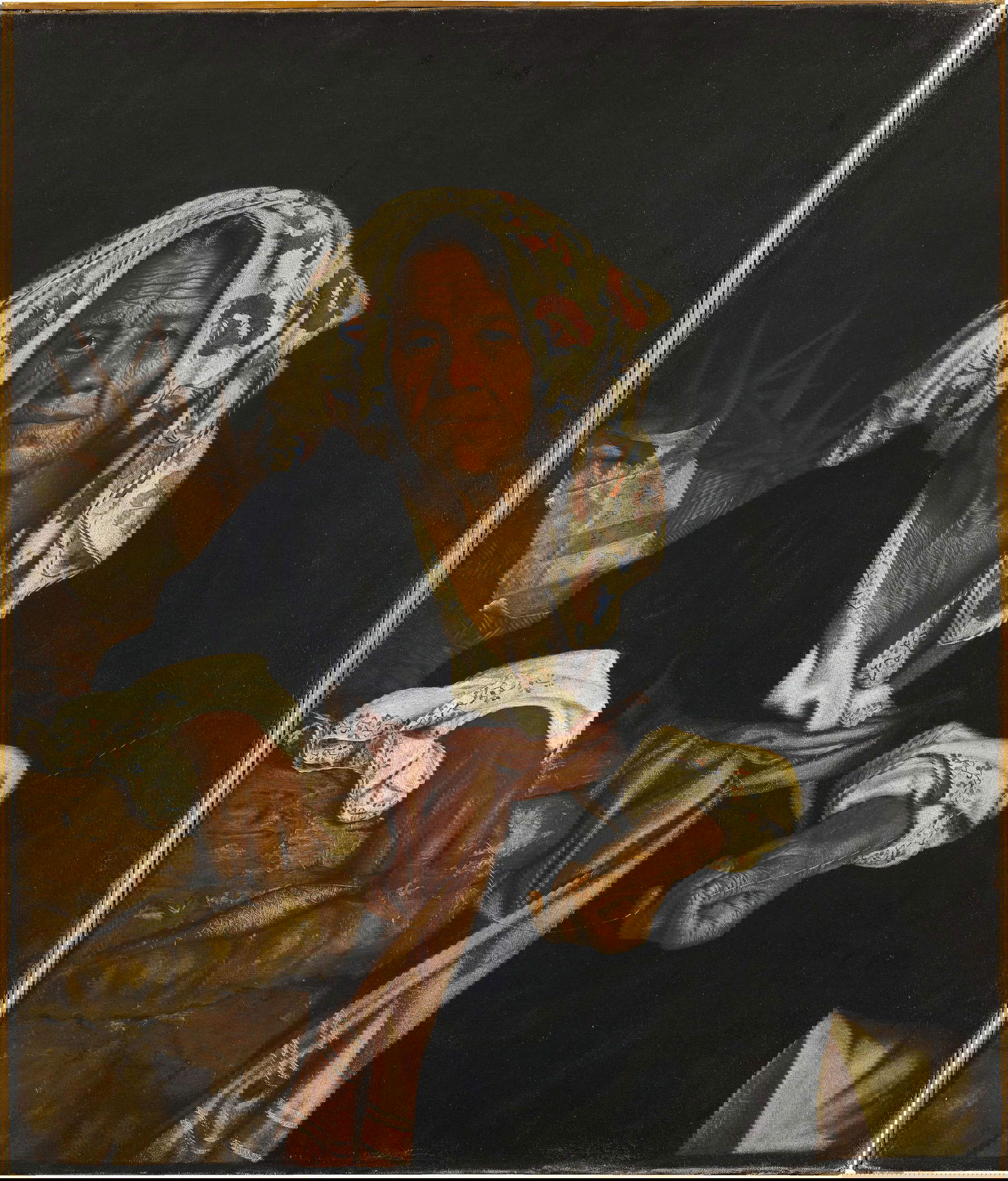 Pietro Bellotti, Parca Lachesi (1654; olio su tela, 95 × 80,5 cm; Stoccarda, Staatsgalerie, inv. 284)