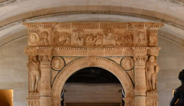 Restaurato al Louvre il Portale di Palazo Stanga