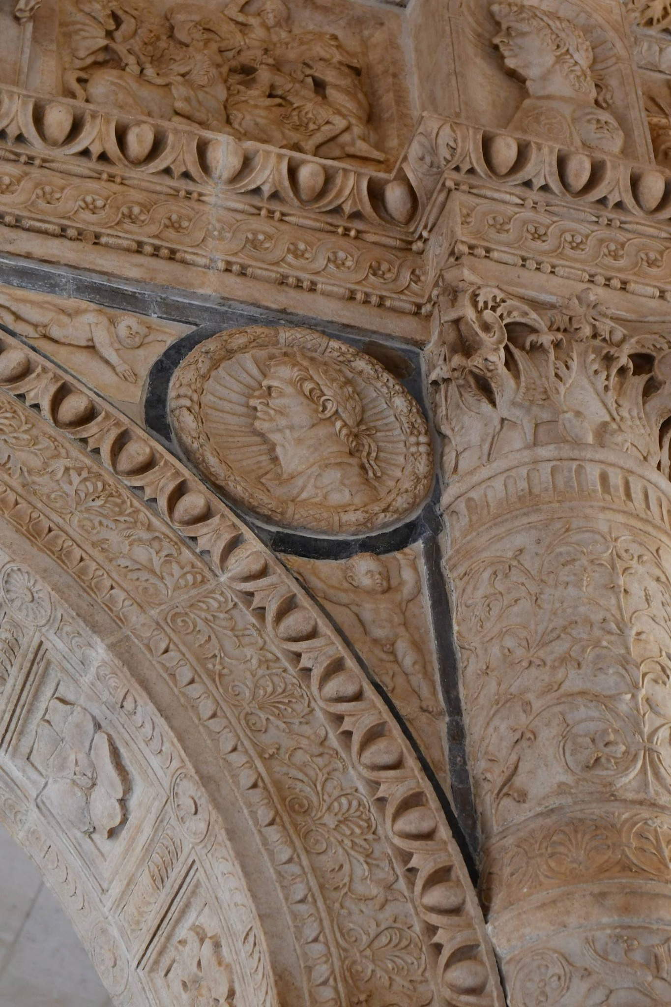 Il portale di Palazzo Stanga restaurato. Foto: Louvre / Nicolas Bousser