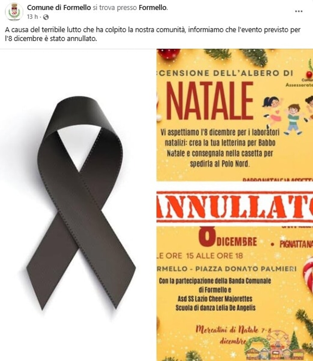 Post facebook Comune di Formello Post facebook comune di Formello-2