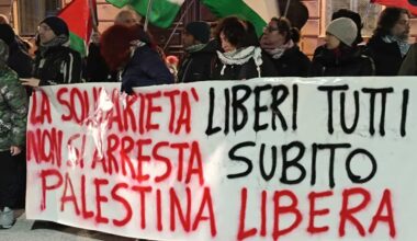 Presidio pro Hannoun davanti al carcere di Marassi: “Ingiustamente detenuto”