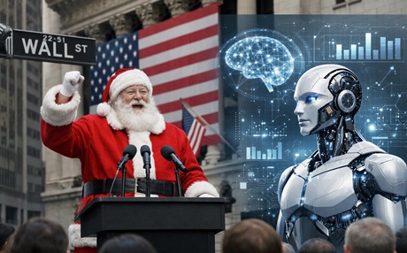 Wall Street tra rally di Babbo Natale e intelligenza artificiale. Cosa aspettarsi?