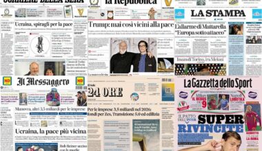 Le prime pagine dei quotidiani di oggi 16 dicembre: la rassegna stampa