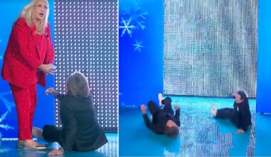 Paura a "Domenica In", i Ricchi e poveri entrano in studio ma crollano a terra. Lei "Sto male"