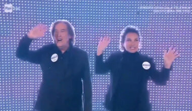 Ricchi e Poveri cadono a Domenica In, l'incidente