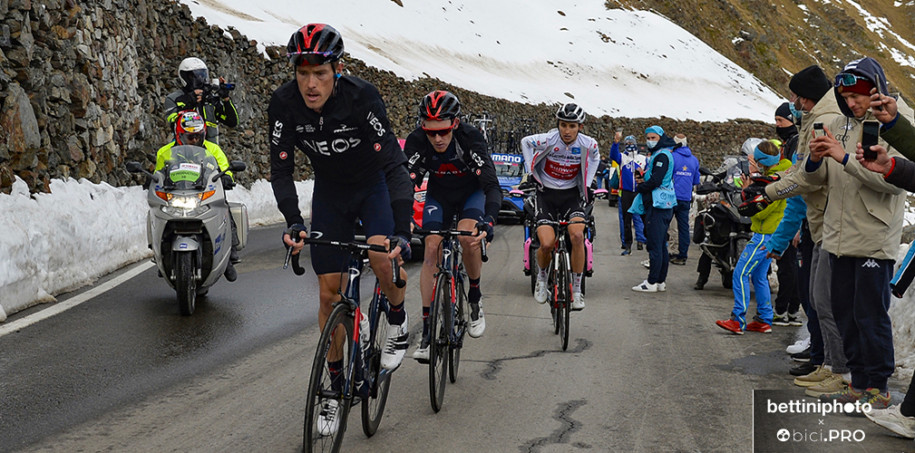 Rohan Dennis, Tao Geoghegan Hart, Jay Hindley, Stelvio, Giro d'Italia 2020