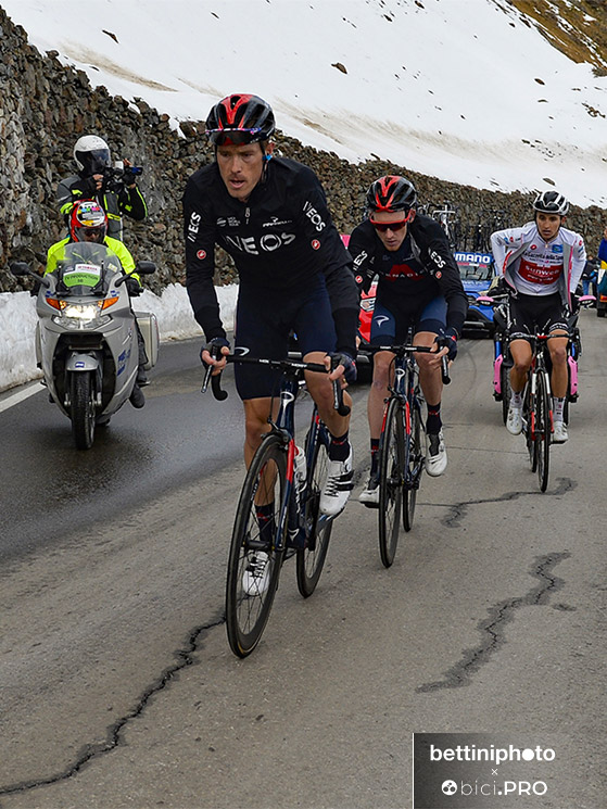 Rohan Dennis, Tao Geoghegan Hart, Jay Hindley, Stelvio, Giro d'Italia 2020