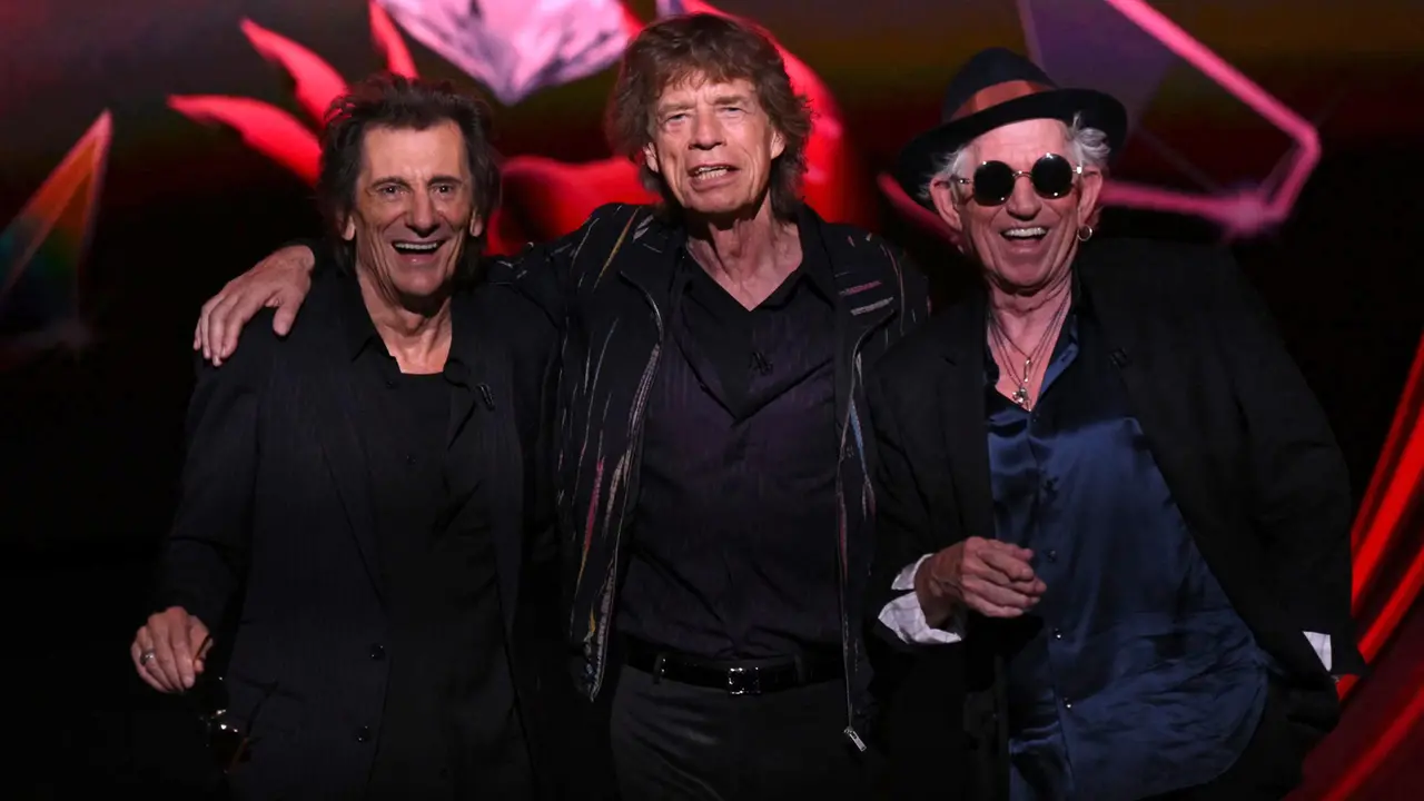 Ron Wood, Mick Jagger e Keith Richards: i Rolling Stones