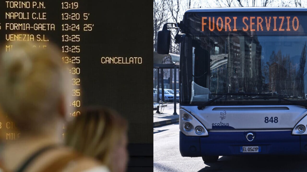 trasporti a rischio a Torino, le fasce garantite
